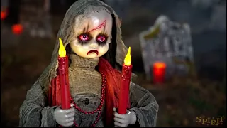 👻 SHE’S BACK! NEW FOR 2023 Spirit Halloween Grave Watcher Life Size Animatronic Prop 🎃