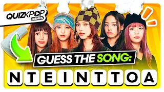 GUESS THE KPOP SONG BY SCRAMBLED TITLE | QUIZ KPOP GAMES 2023 | KPOP QUIZ TRIVIA