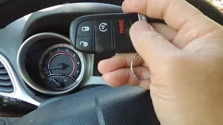 Fix "key not detected", reprogramming remote, Dodge Journey 2013