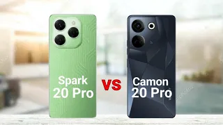 Tecno Spark 20 Pro vs Tecno Camon 20 Pro