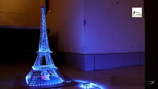 How to make  Eiffel Tower with || Wooden sticks #WithMe