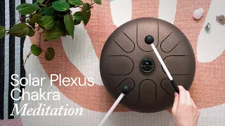Solar Plexus Chakra Meditation | Sound Bath Therapy w. Tongue Drum [HD Audio]