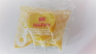 Sweethearts  #2 Banana Scented BE HAPPY Clip Gloss Mcdonalds 2017 Happy Meal