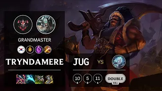 Tryndamere Jungle vs Viego - KR Grandmaster Patch 11.16