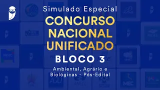 Simulado Especial CNU – Bloco 3: Ambiental, Agrário e Biológicas – Pós-Edital – Correção