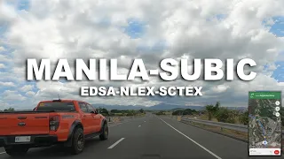 Manila to Subic Bay Full Driving Tour | EDSA-SCTEX | TFH TV | Olongapo, Zambales, Philippines