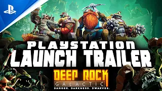 Deep Rock Galactic - Playstation Launch Trailer | PS5, PS4