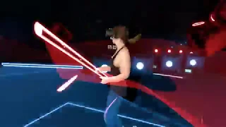 Beat Saber || Right Round (Spin Map) - Flo Rida ft. Kesha (I actually spin!) Expert || Mixed Reality