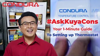 How to Properly Set Up Your Fridge Thermostat | CONDURA | #AskKuyaCons