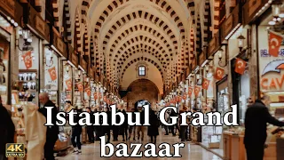 Experience the Vibrant Atmosphere of Istanbul's Grand Bazaar [4K UHD/60FPS]