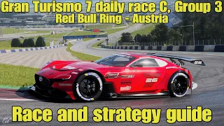 Gran Turismo 7 daily race C race and strategy guide....Group 3....Red Bull Ring - Austria