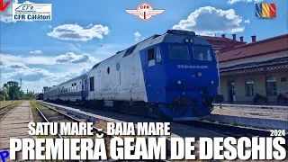 Premieră 2024: Tren cu Geamuri de Deschis pe Ruta Satu Mare - Baia Mare