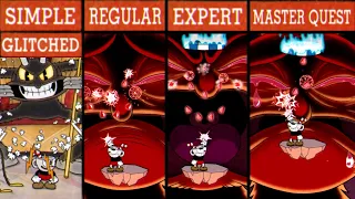 Cuphead: No Hit / Glitched Simple / Comparison of Difficulty / The Devil / Master Quest (05/2)