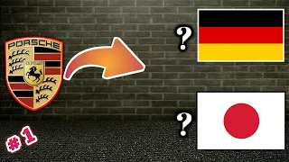 Guess the car country | Country of origin of car brands | Car Logos | Car Brands | Puzzle Quiz  #1