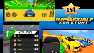 car race video ..1st position  win the game ..car stunt