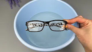 Soak your Glasses in water! Unexpectedly, the effect is so great! Many don't understand this!