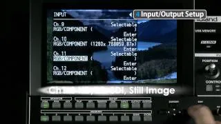 Roland V-1600HD Tutorial 4: Input/Output Setup