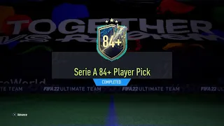 FIFA 22 - Serie A 84+ Player Pick + ROW TOTS and Attacker Icon Pack