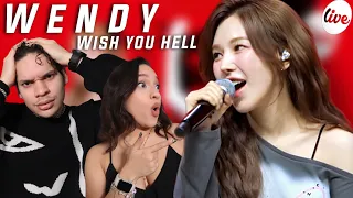 One Of The Best Female KPOP Vocalists| Waleska & Efra React to Red Velvet's Wendy on It's Live