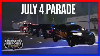 Happy Fourth Of July! We Did A Small Parade | Emergency Response Liberty County (ROBLOX)