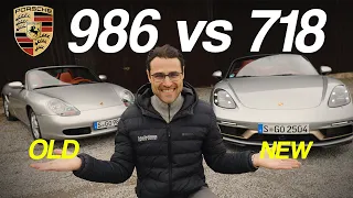 Porsche old vs new! 986 Boxster vs 718 Boxster comparison review!