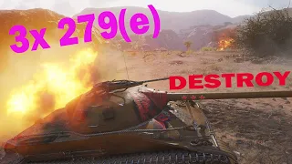 3x 279(e): Tìm kiếm đối thủ @Ken_Toxic @QGP_HTHung | World of tanks