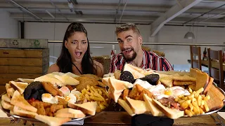 16lb BREAKFAST ATTEMPTED 100 TIMES! | Harry's Breakfast ft @JoelHansen  | @shutkeverofficial