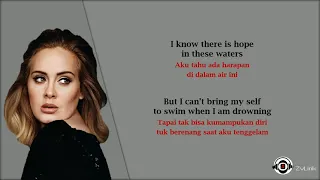 EASY ON ME - ADELE_(Lirik Lagu Terjemahan) - in this silence, baby let me in