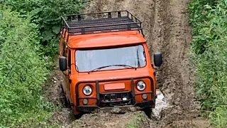 UAZ Expedition - Bukhanka Extreme Edition. Pov Test Drive. Driver's eye