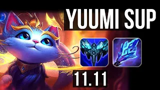 YUUMI & Ezreal vs LUX & Twitch (SUPPORT) | 6/0/15, 1300+ games, 800K mastery | EUW Master | v11.11