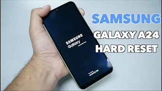 Samsung Galaxy A24 How Hard Reset Removing PIN, Password, Fingerprint pattern No PC