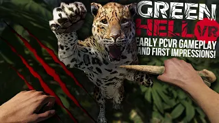 GREEN HELL VR Gameplay // Is this NEW VR GAME a fun fight for survival OR dead on arrival?