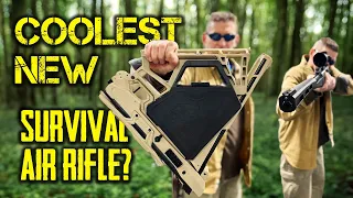 Best NEW .22 Survival Air Rifle for Hunting / Self-Defense? Black Bunker - FIRST LOOK.