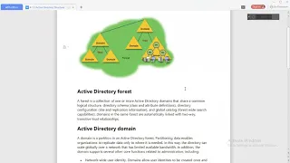 Active Directory Forest , Trees , Domains