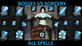 DARK SOULS II ALL BOSSES VS ALL SPELLS PART ONE - SORCERY (SOLO, NG+7, NO DAMAGE)