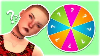 using a wheel to decide my sim! (+ cc links) | sims 4: create a sim