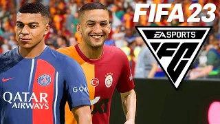 PSG vs Galatasaray | Input Affiché et Gameplay Réaliste | EA Sports FC 24 Mod FIFA 23 PC