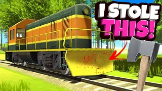 FLORIDA MAN Steals a TRAIN in This NEW Life Simulator! (Ocean is Home)