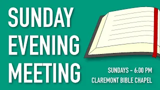 Sunday Evening Meeting (8/29/2021): Larry Price