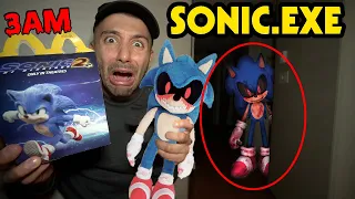 DO NOT ORDER SONIC THE HEDGEHOG 2 MOVIE HAPPY MEAL AT 3AM OR SONIC.EXE WILL COME TO YOUR HOUSE!