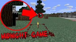 Why you should NEVER play the MIDNIGHT GAME in Minecraft... (WARNING: SCARY!)