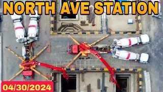 04/30/2024 METRO MANILA SUBWAY NORTH AVENUE STATION UPDATE 04/30/2024