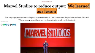 Marvel Finally Admits That They Suck