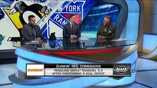 Dunkin' NHL Comebacks:  Penguins rally past Rangers  Mar 25,  2019