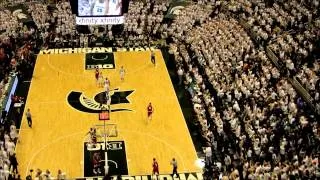 #1 Indiana vs. #4 Michigan State Amazing Atmosphere with 10 minutes left! .wmv