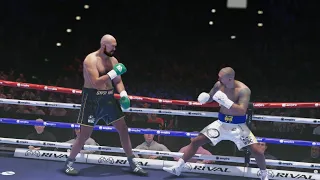 Undisputed - Fury vs Usyk (Full Fight Simulation) What an End !!!
