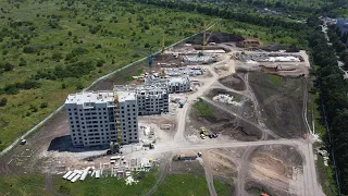 Новый жилой комплекс по ул. Валентиновская от Жилстрой-1 в Харькове.