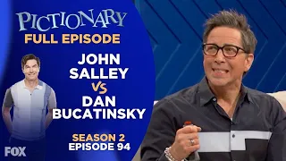 Ep 94. Does Slow & Steady Win The Race? | Pictionary Game Show: John Salley vs Dan Bucatinsky