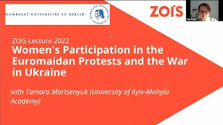 Lecture Series Ukraine | Women's Participation in the Euromaidan Protests and the War in Ukraine