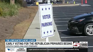 VIDEO: Early voting in SC Republican primary begins